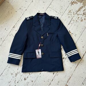 Best Boy Nautical Navy Italy Style Formal Suit Jacket Costume